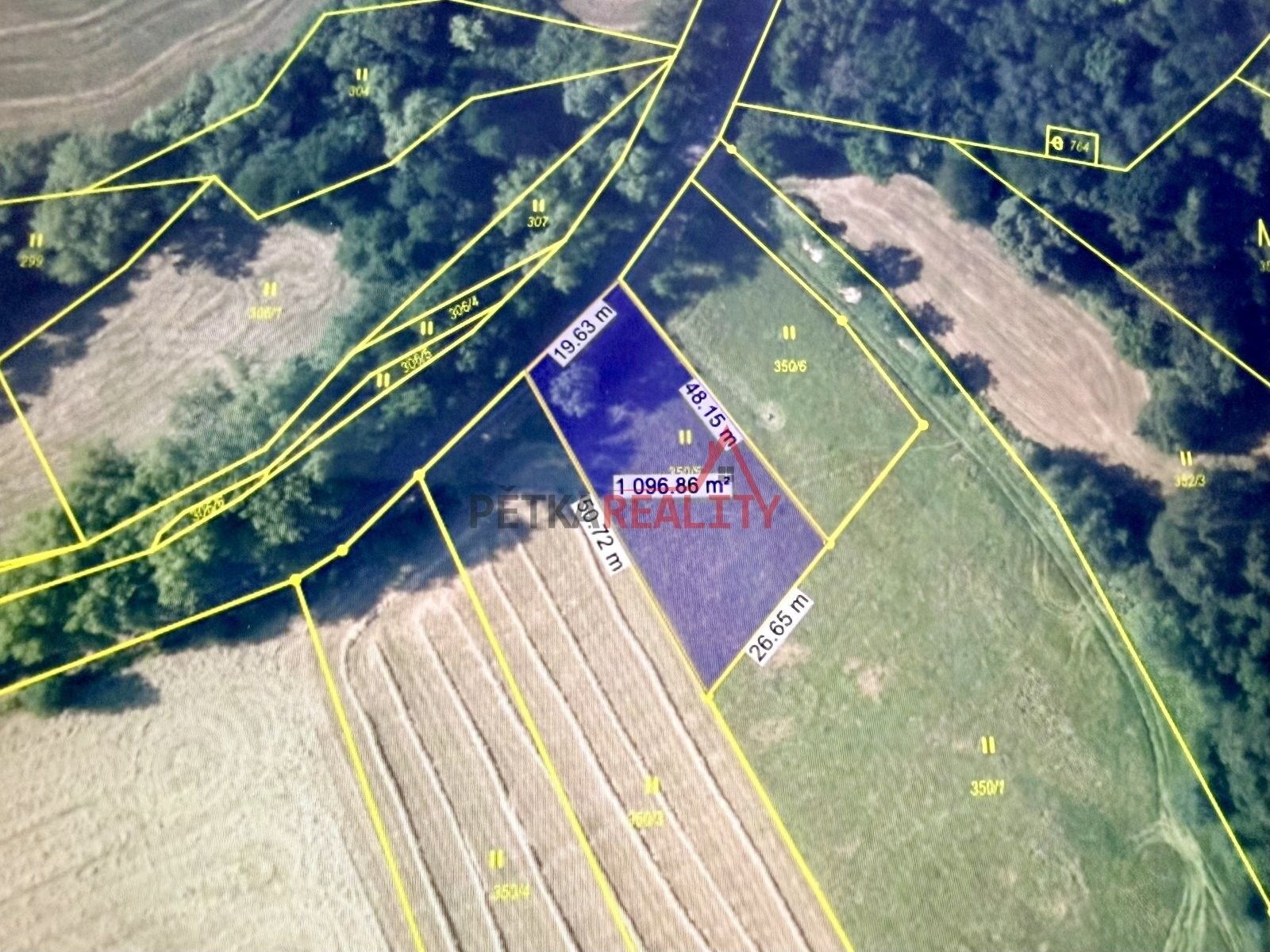 Prodej pozemek pro bydlení - Vysoký Újezd, 1 091 m²