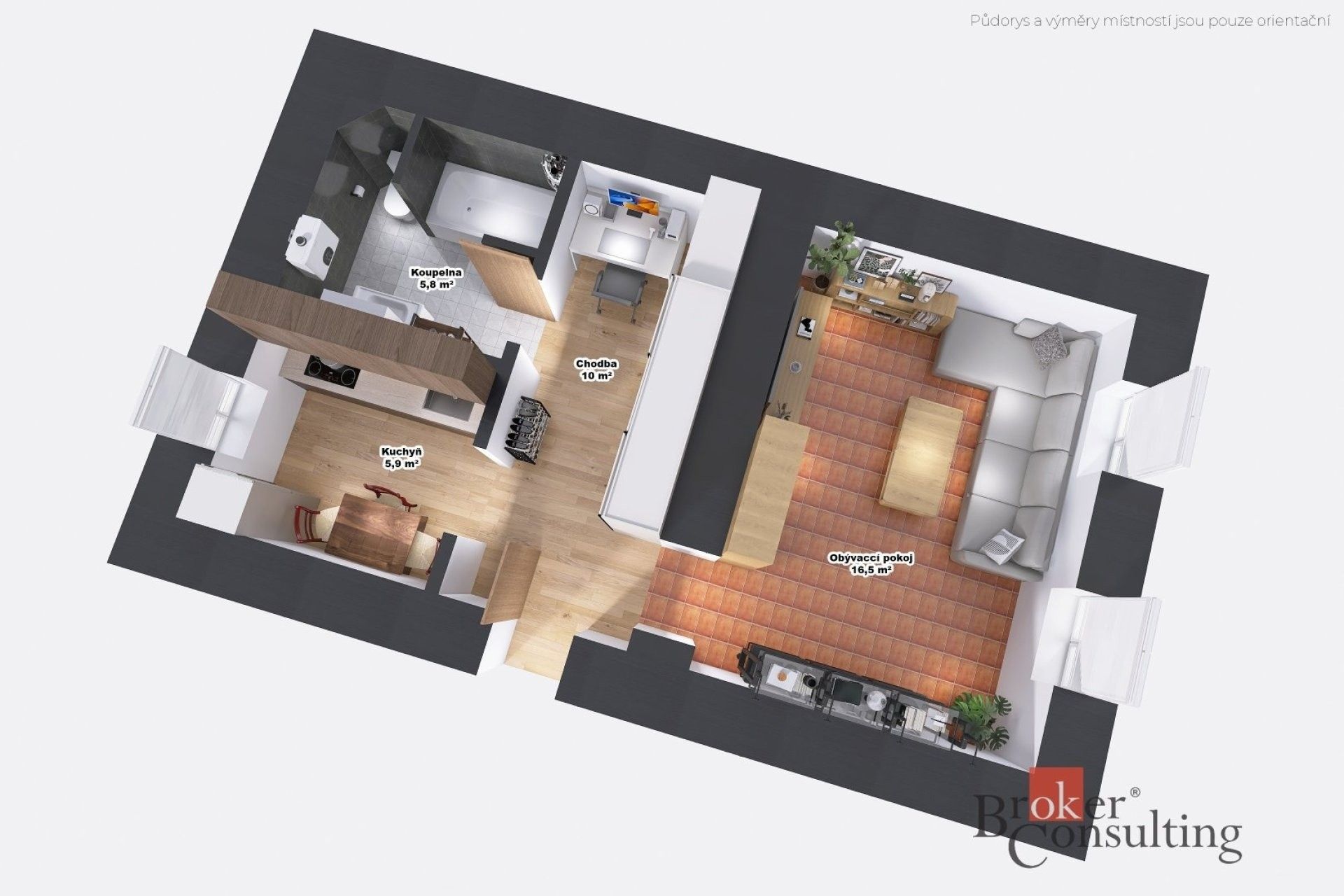 1+1, Neumannova 24, Stráž nad Nisou, 39 m² - 1