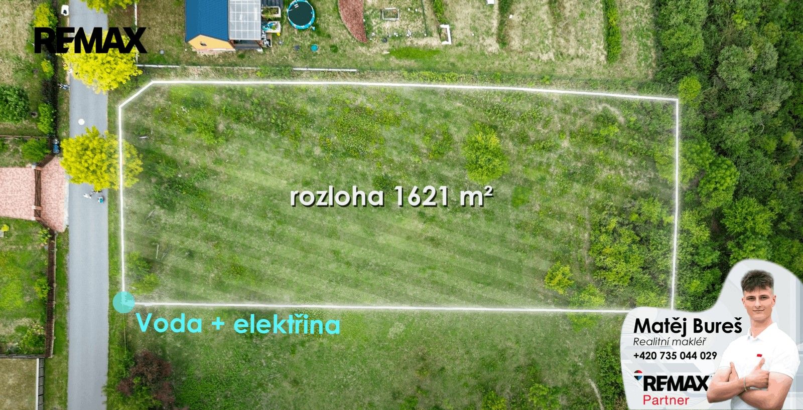 Pozemky pro bydlení, Zbečno, 1 621 m² - 2