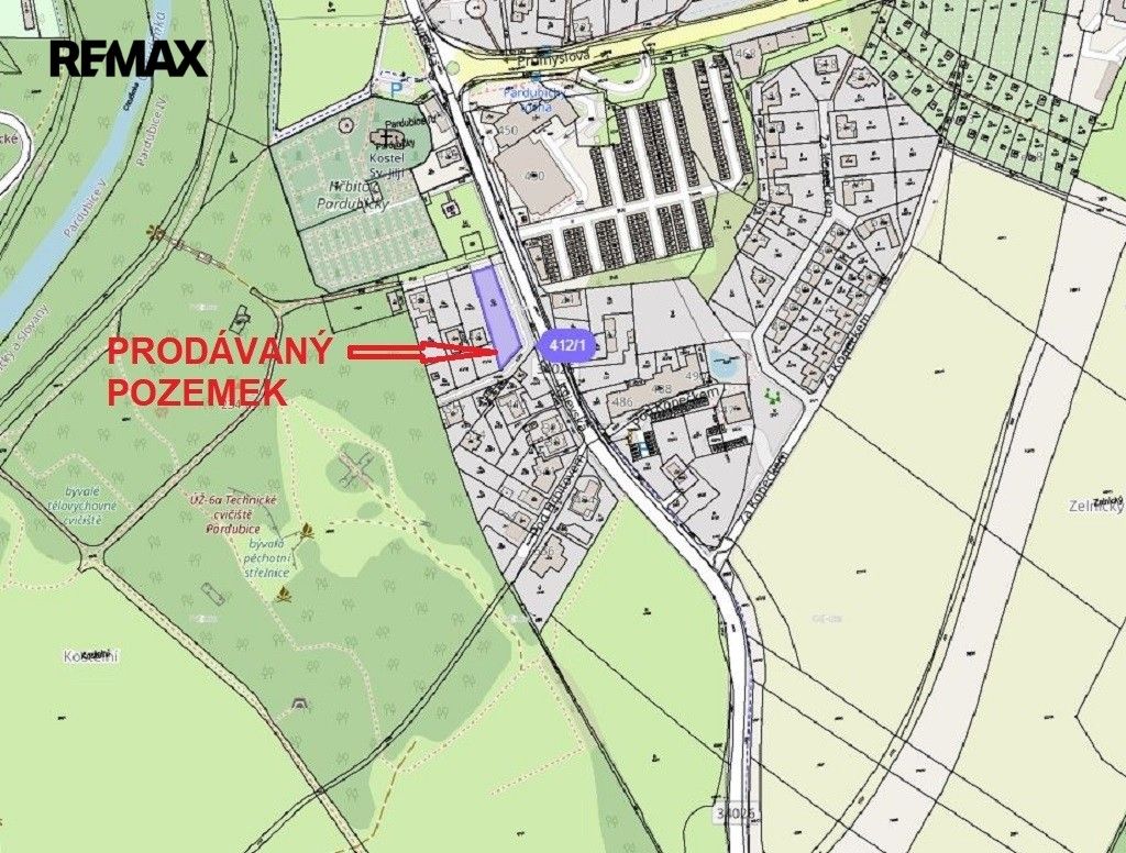 Pozemek pro bydlení · 922 m² · Kyjevská  , Pardubice - 4