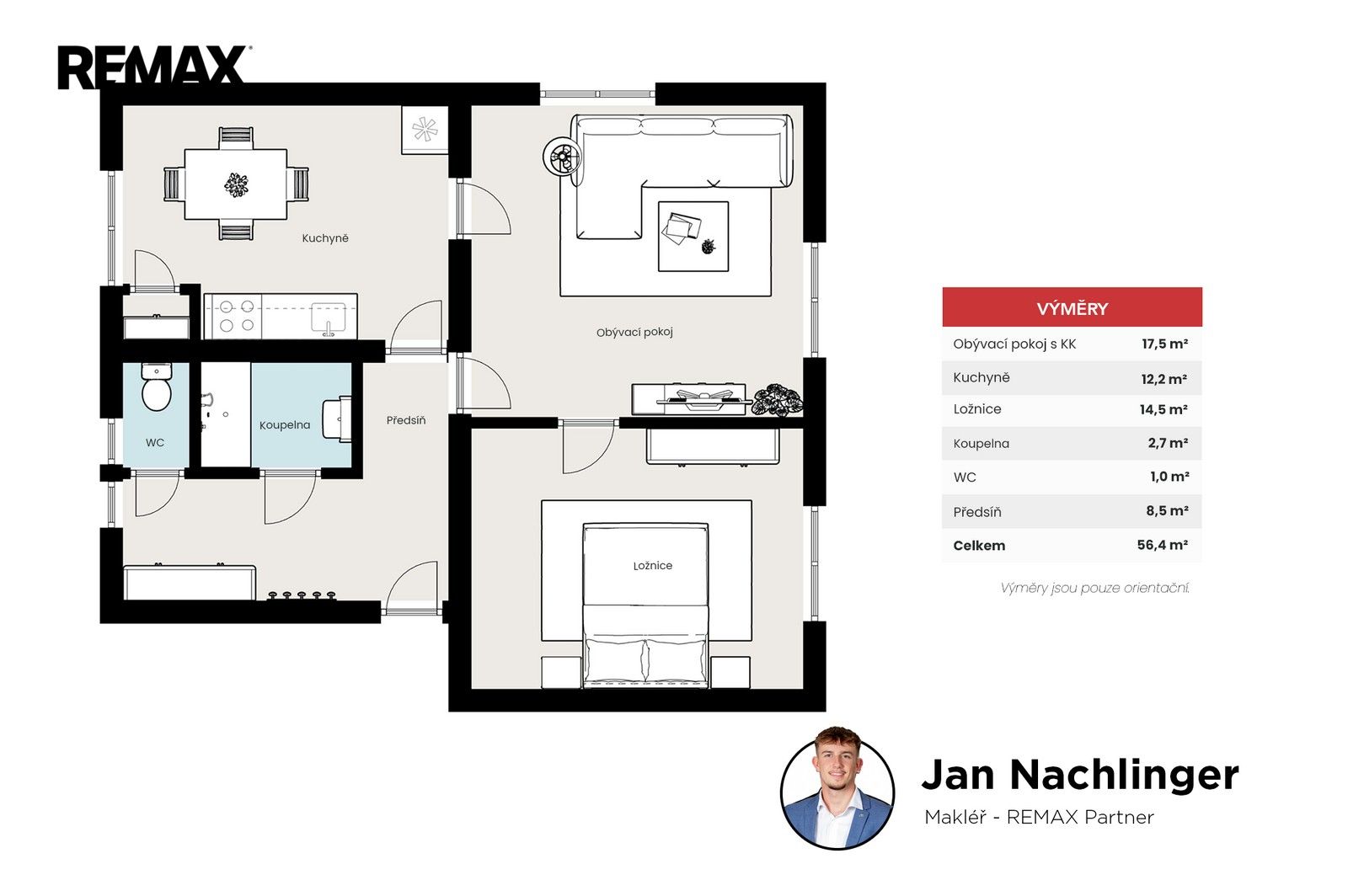 2+1, Puškinská 543, Kutná Hora Hlouška, 56 m² - 2