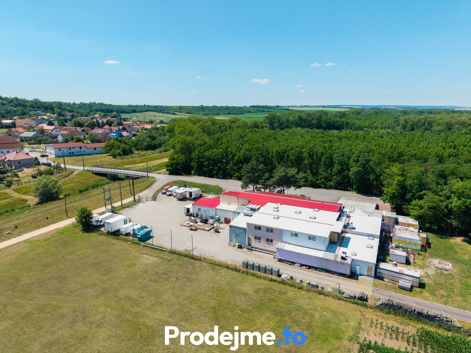 Výrobní prostory, Borotice, 1 821 m² - 1