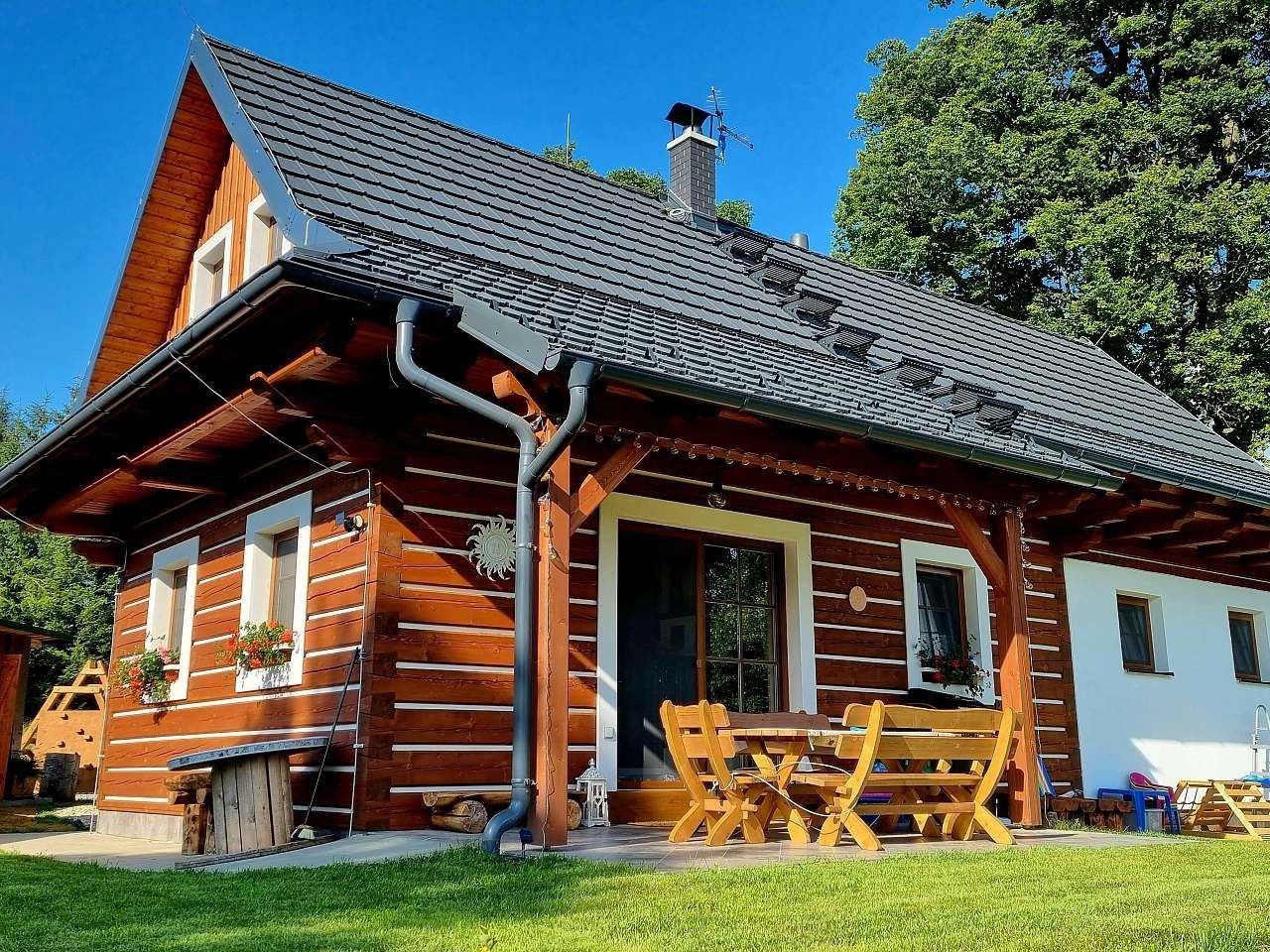 Chaty, Jindřichov - Habartice u Jindřichova, Olomoucký kraj - 1