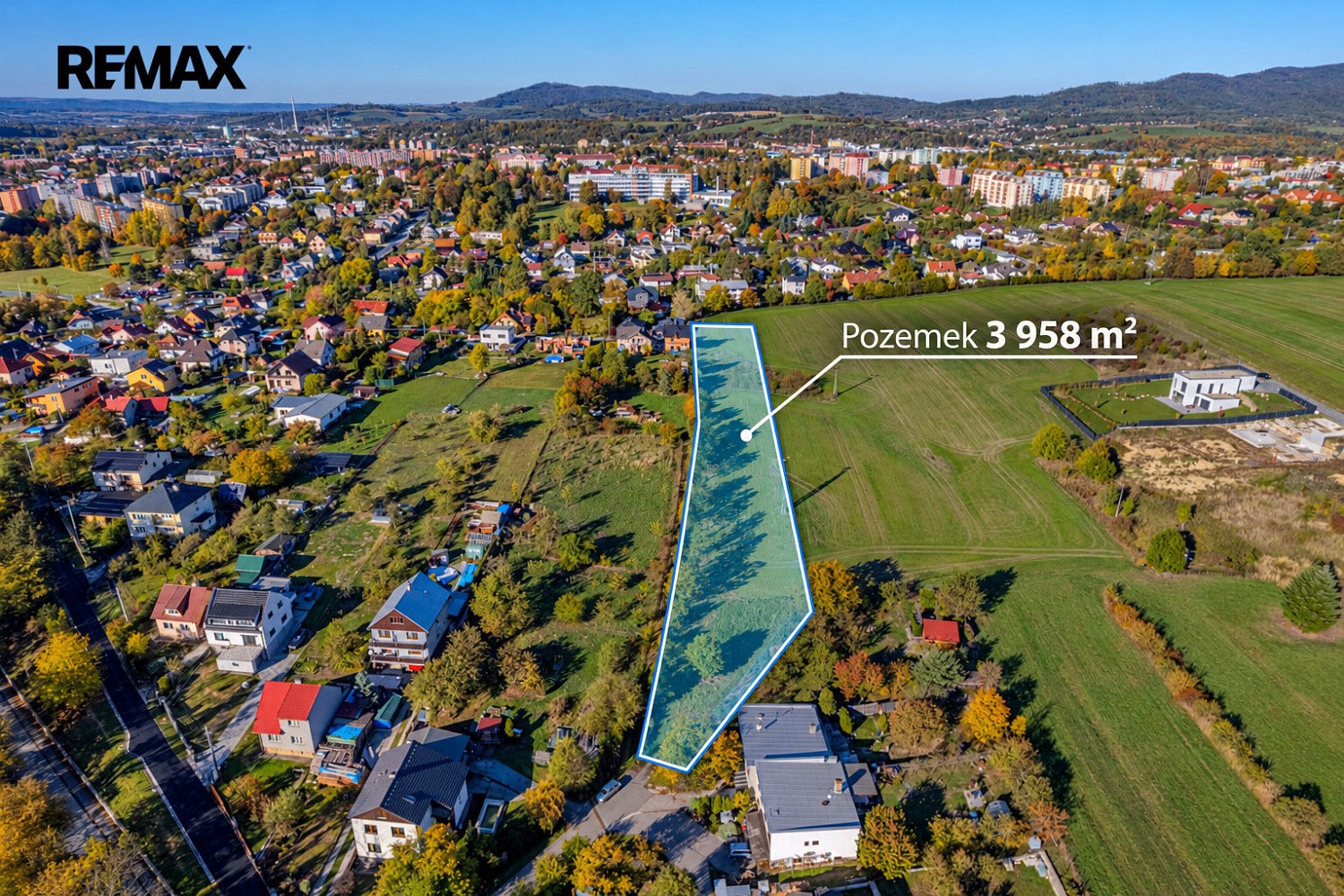 Pozemek pro bydlení, 3 958 m²
