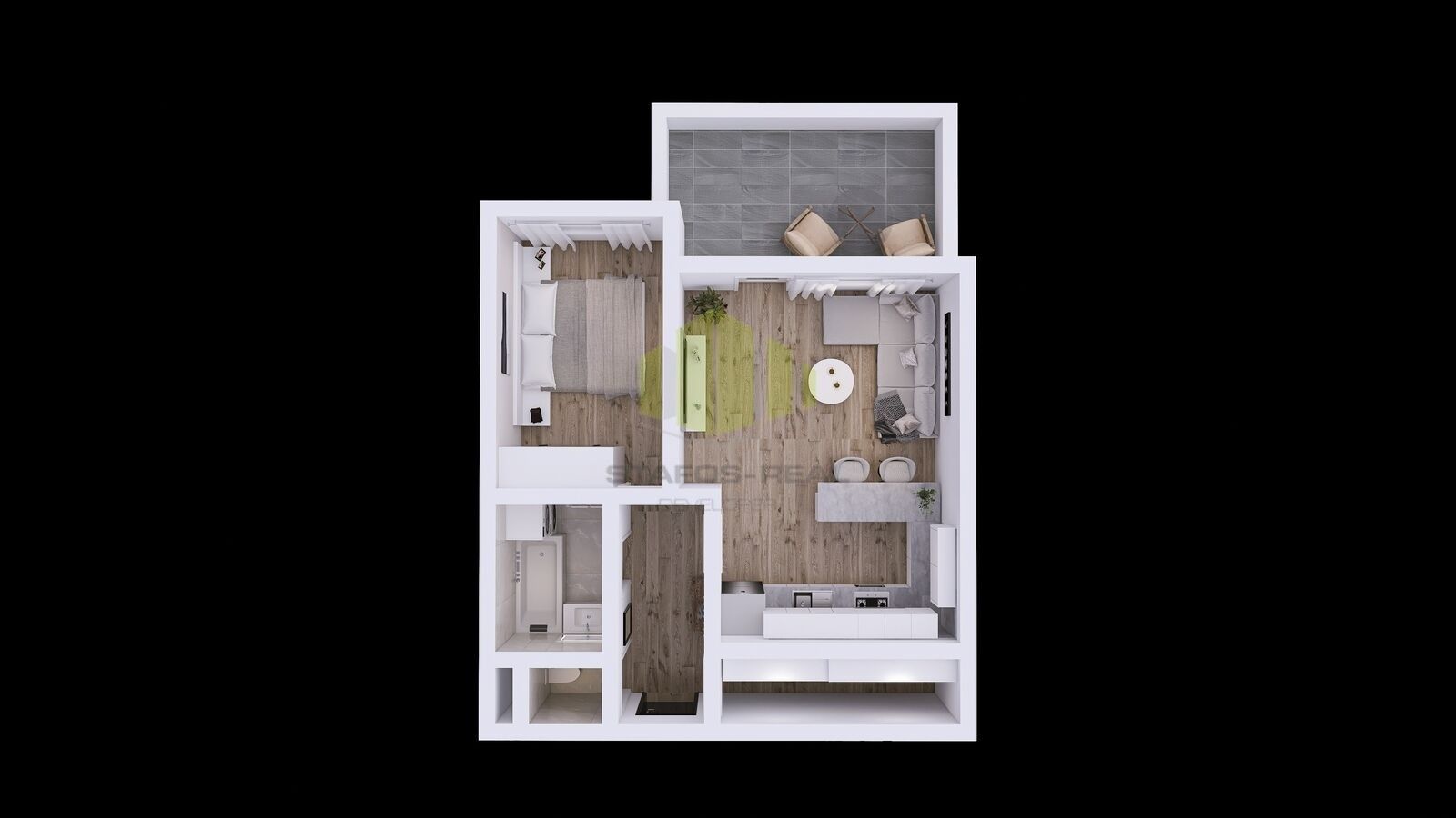 2+kk, Topolová 617, Olomouc Slavonín, 56 m² - 2