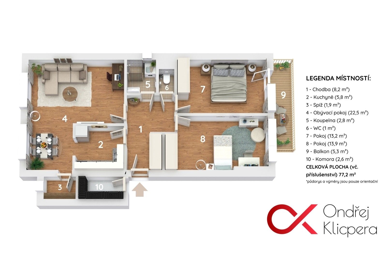 3+1, Kostelní Lhota, 75 m² - 2