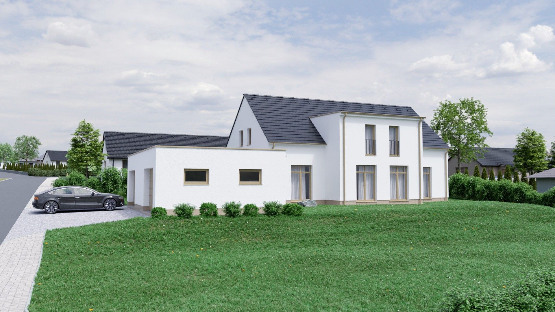 Rodinné domy, Borovany, 156 m²