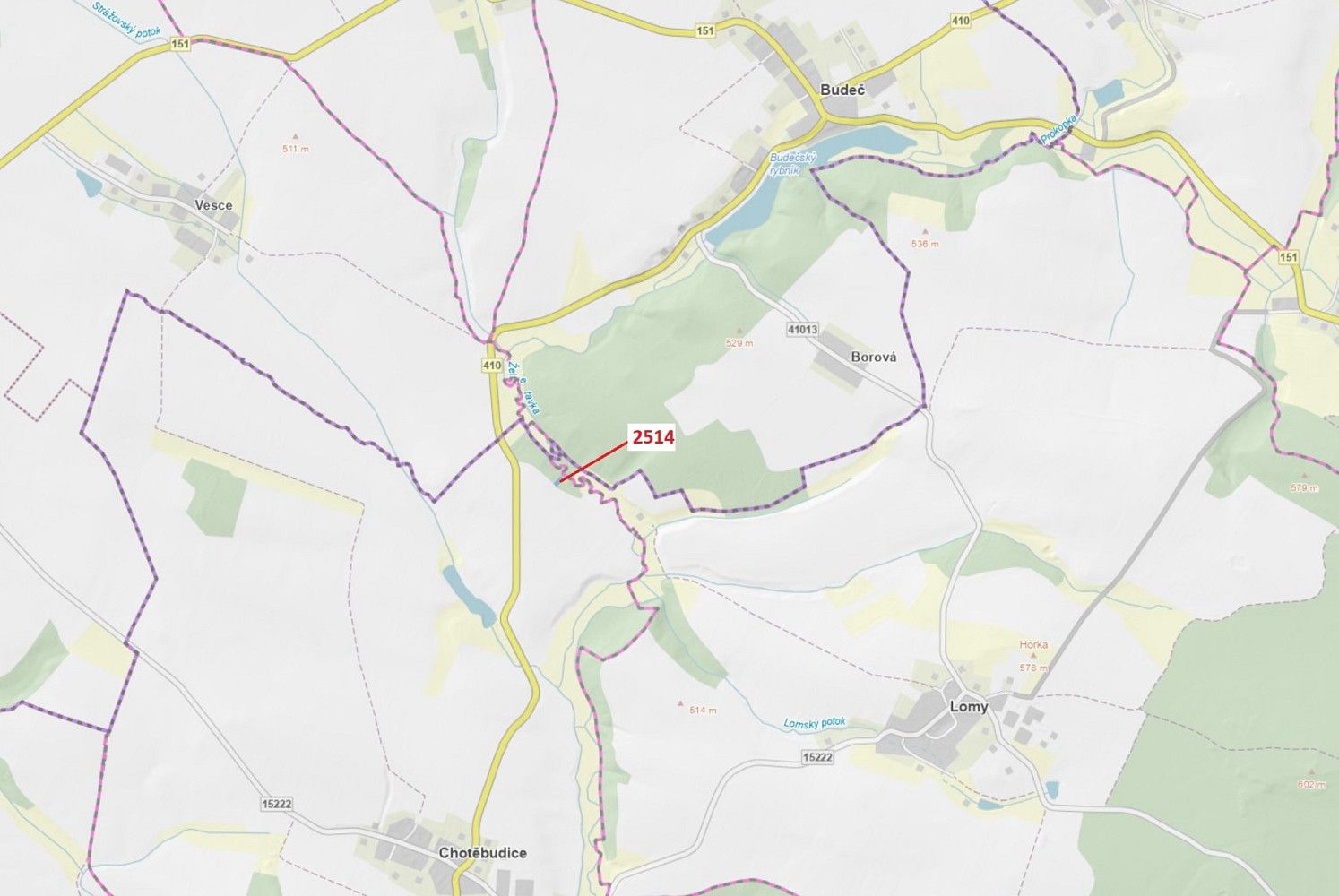 Lesy, Chotěbudice, okres Třebíč, Kraj Vysočina - 1