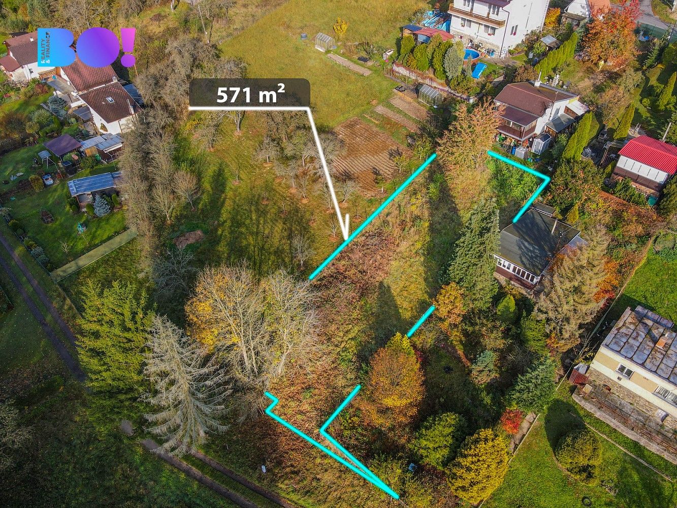Zahrada, 571 m²