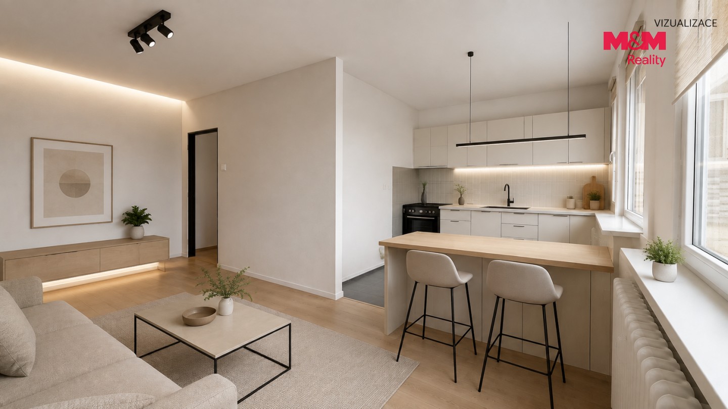 Byt 2+1 · 48 m² · Aléská, Bílina - 3