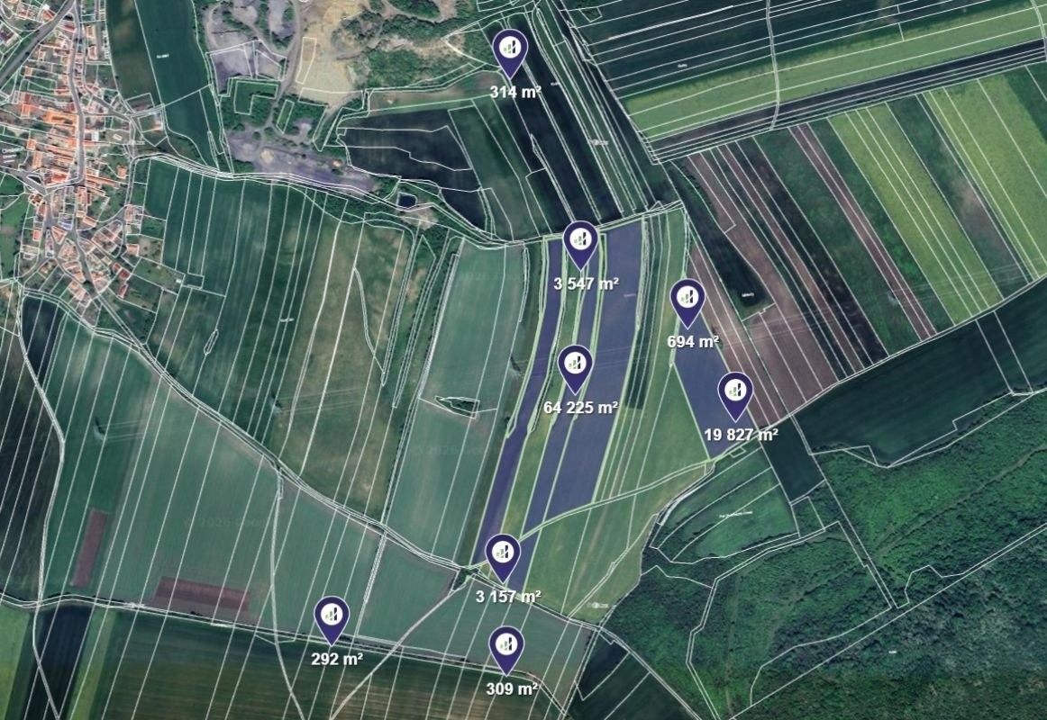 Zemědělské pozemky, Chraberce, 60 568 m²