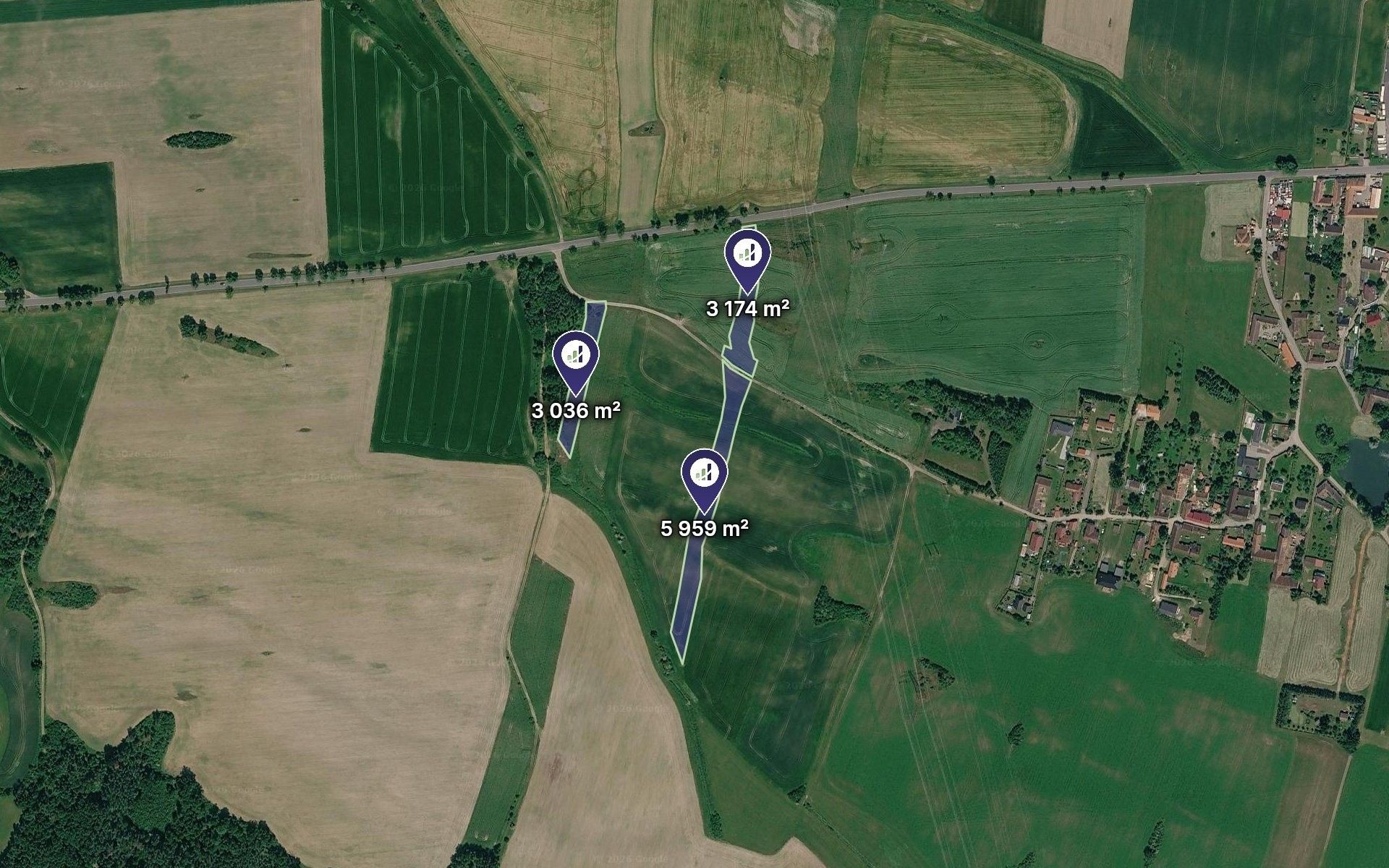 Louky, Dobev, 35 225 m² - 1
