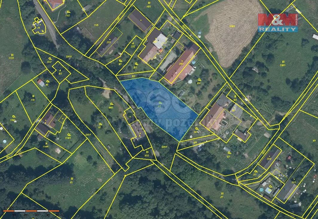 Prodej pozemek - Vítkov, 749 01, 1 991 m²