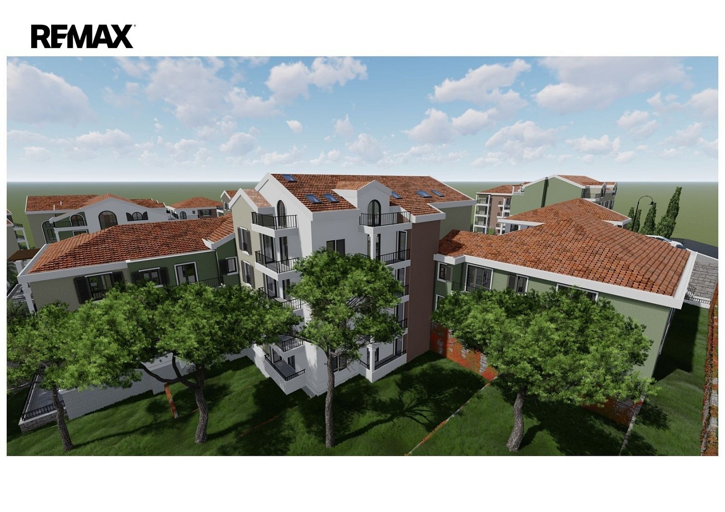 2+kk, Donja Lastva, Tivat Municipality, Černá Hora, 52 m² - 1