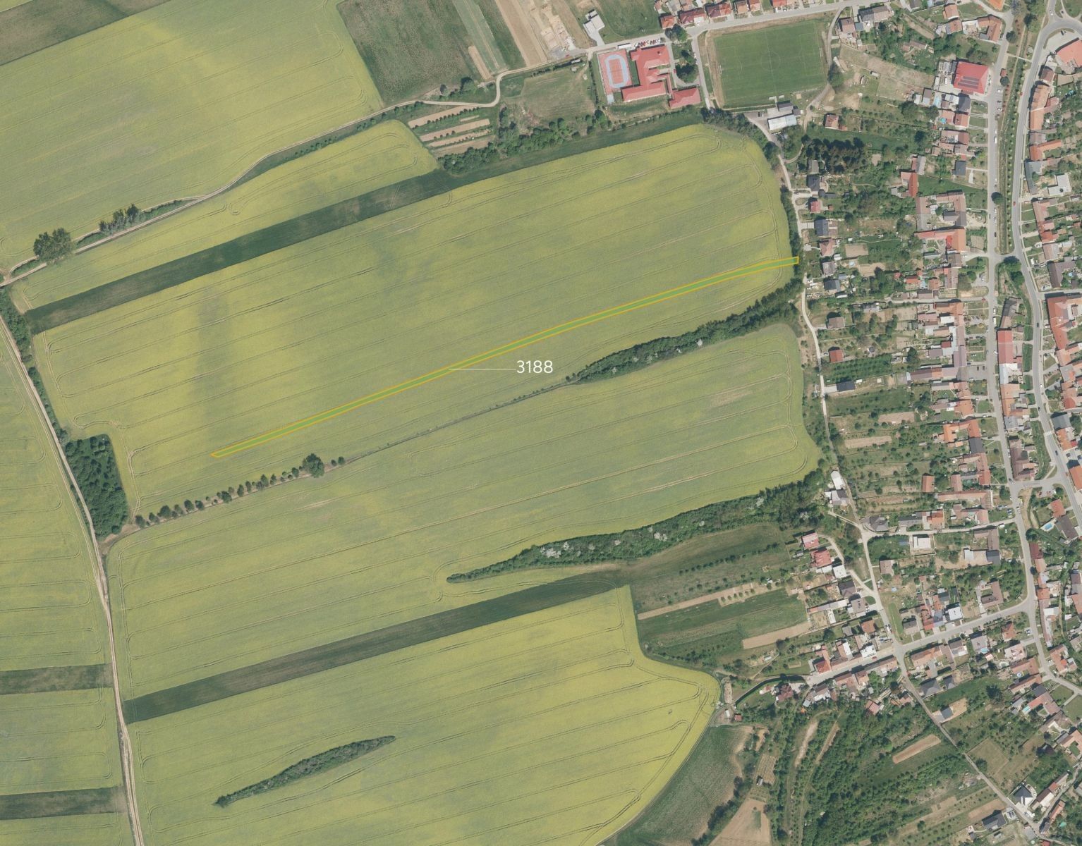 Zemědělské pozemky, Jalubí