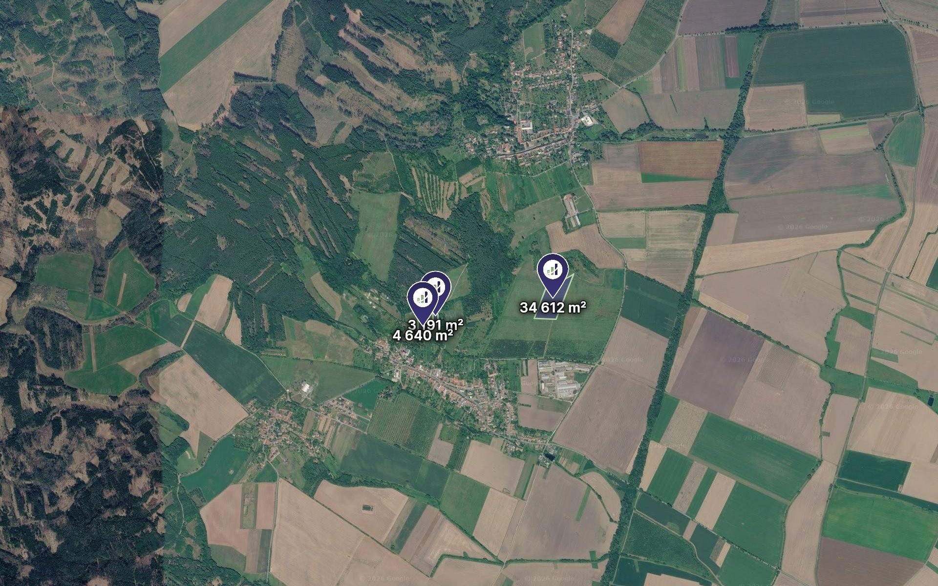 Pozemek · 42 443 m² · Vanovice - 3