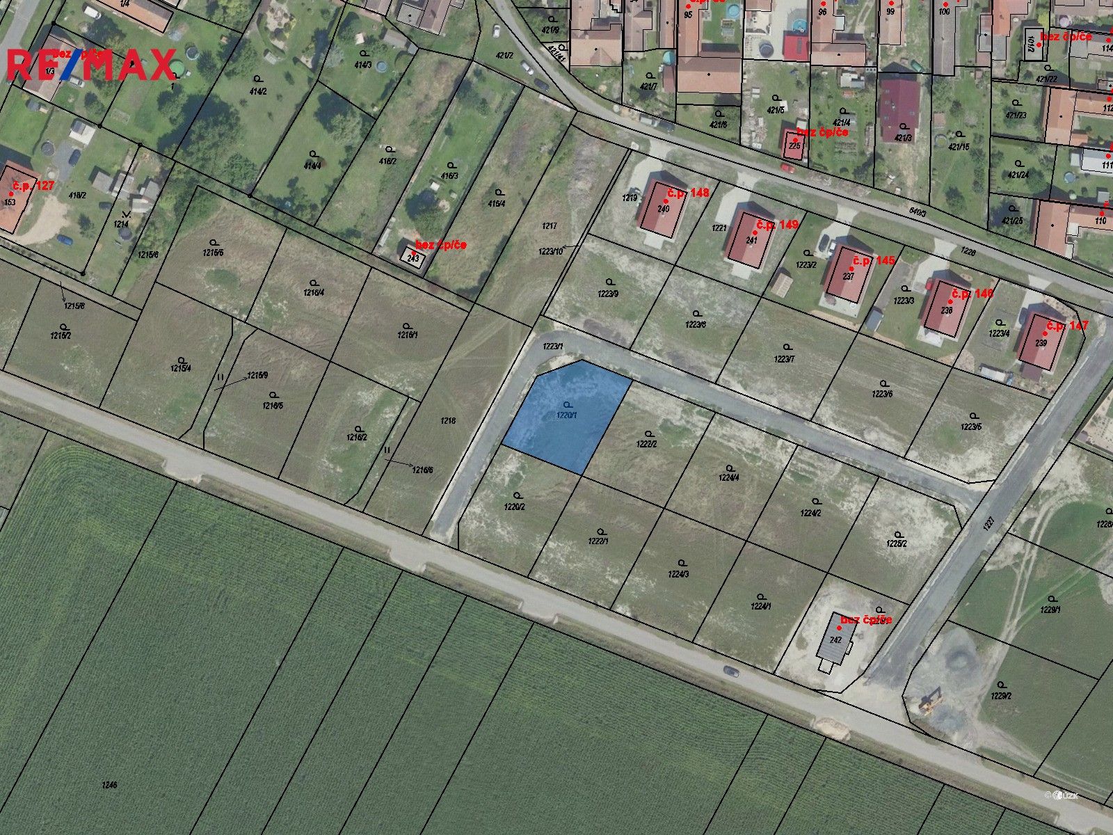 Prodej pozemek pro bydlení - Choťovice, 716 m²