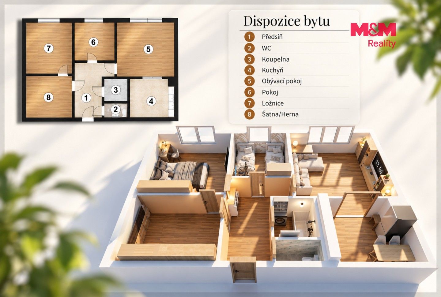 Byt 3+kk · 63 m² · Tererova, Praha - 4