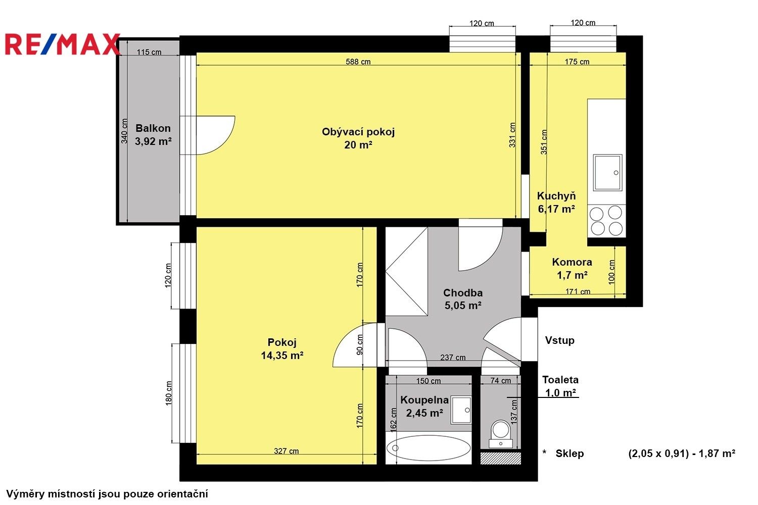 Prodej byt 2+1 - Fráni Šrámka, Praha, 54 m²