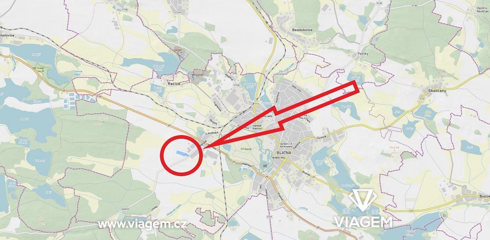 Pozemky pro bydlení, Blatná, okres Strakonice, Jihočeský kraj - 2