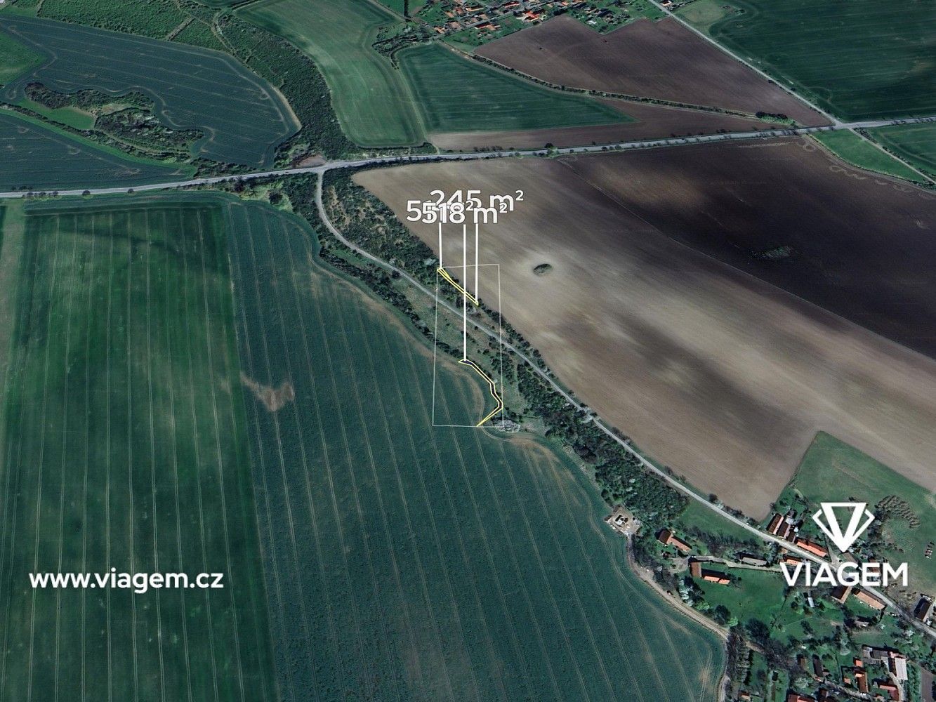 Zemědělské pozemky, Bílé Podolí, okres Kutná Hora, Středočeský kraj - 1