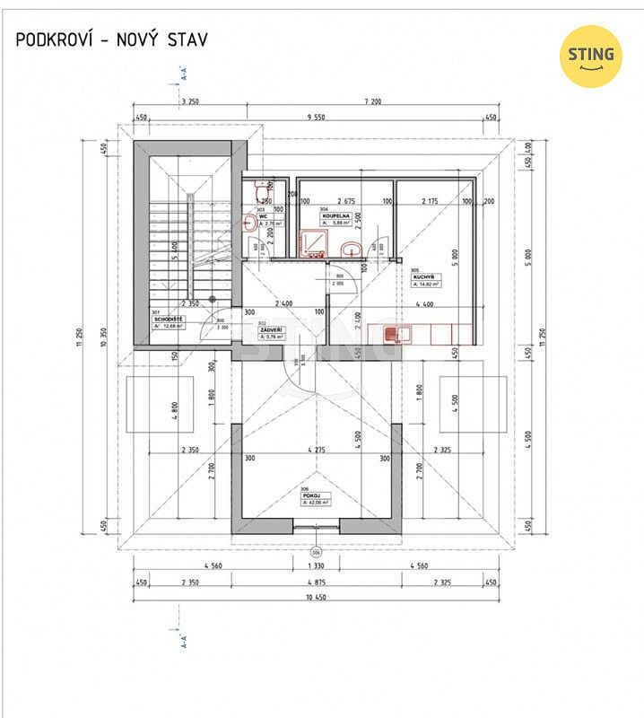 Byt 2+kk · 71 m² · Ostrava - Vítkovice, okres Ostrava-město, Moravskoslezský kraj - 4
