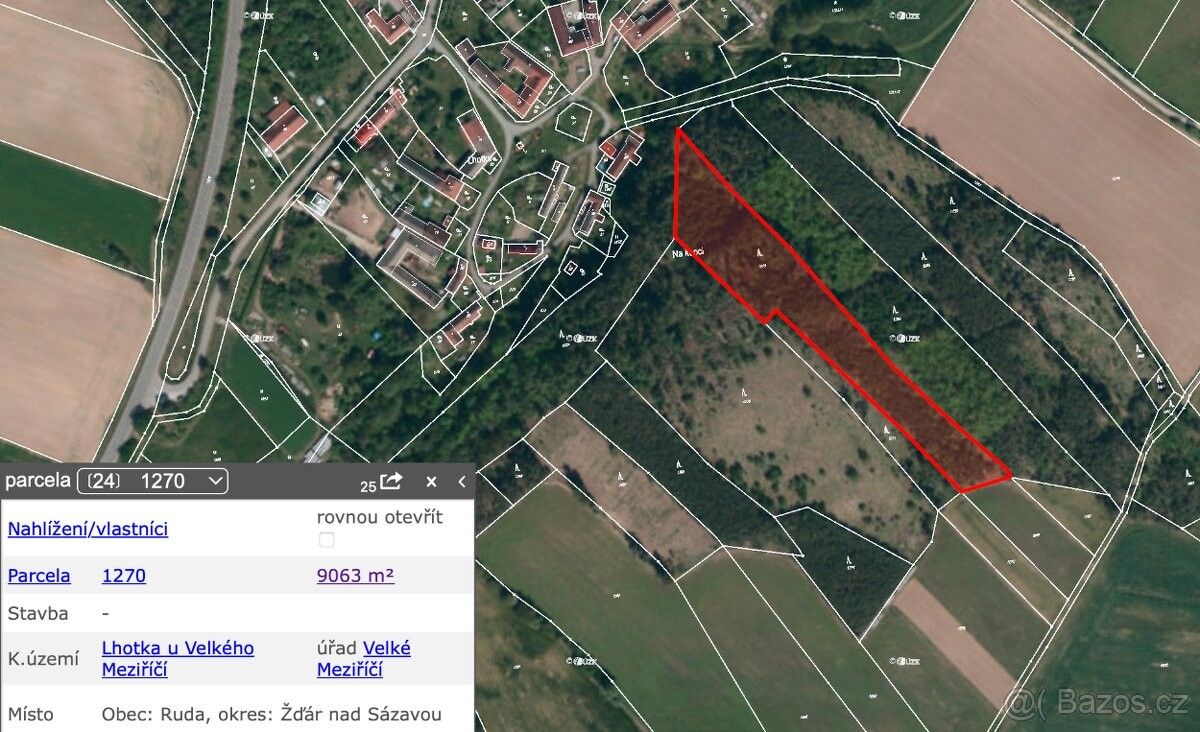 Prodej pozemek pro bydlení - Velké Meziříčí, 594 01