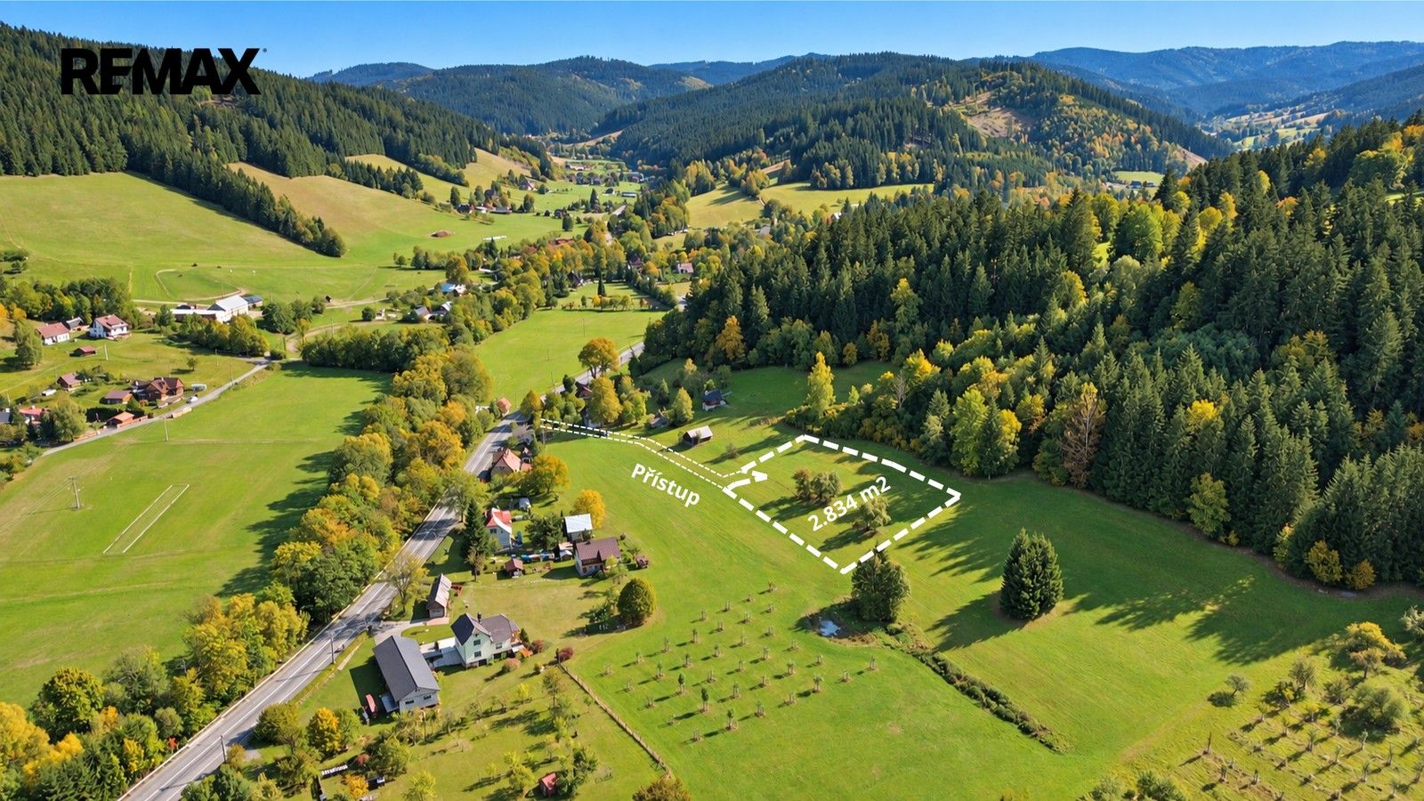 Pozemky pro bydlení, Velké Karlovice, 3 256 m² - 1