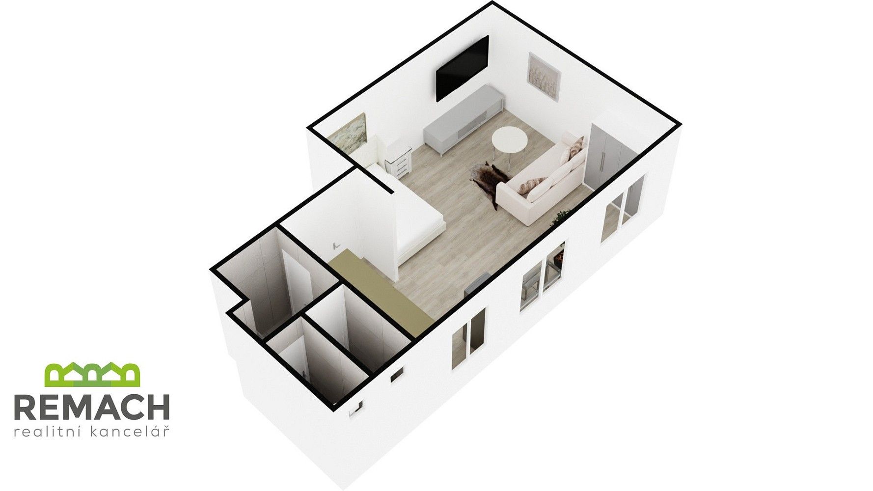 Byt 1+kk · 38 m² · Smiřických, Náchod - 3