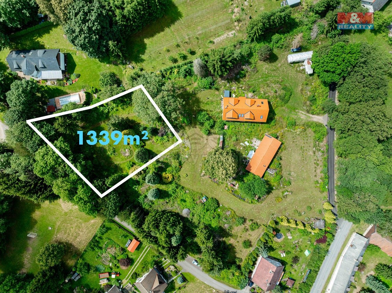 Pozemek pro bydlení, 1 339 m²