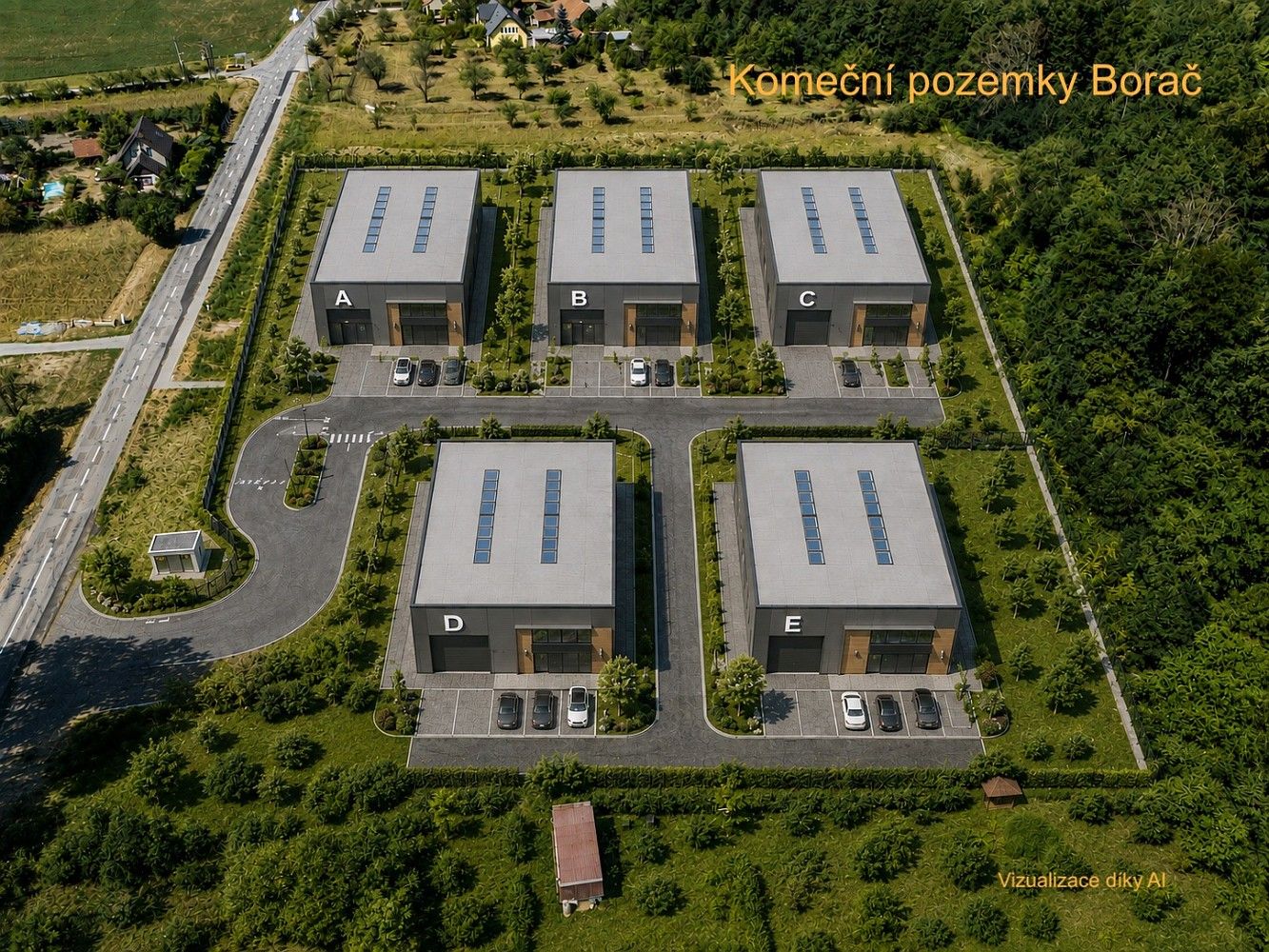 Komerční pozemky, Borač, okres Brno-venkov - 1