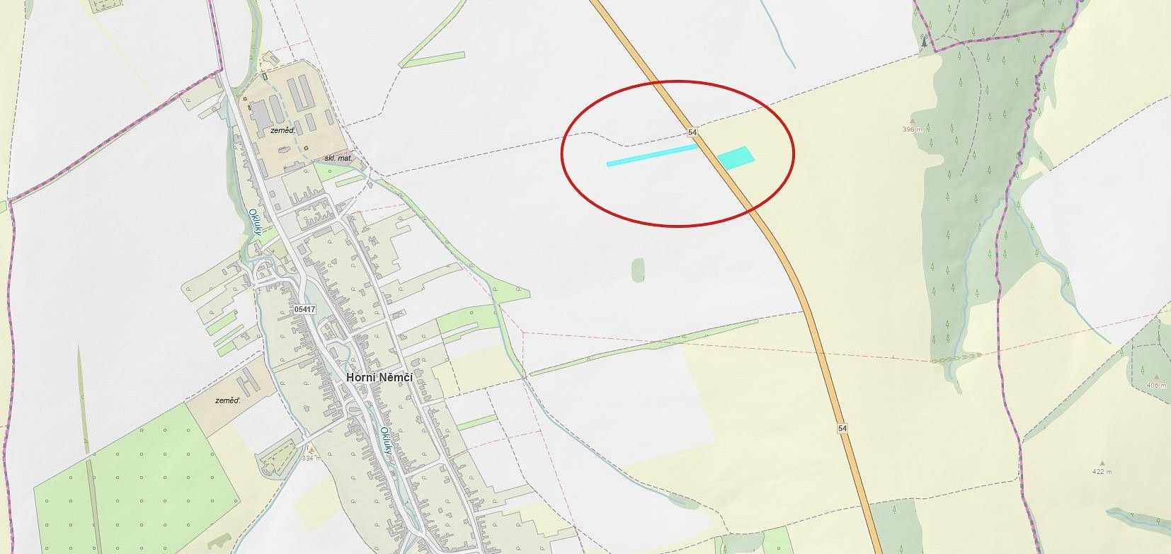 Zemědělské pozemky, Horní Němčí, okres Uherské Hradiště - 1