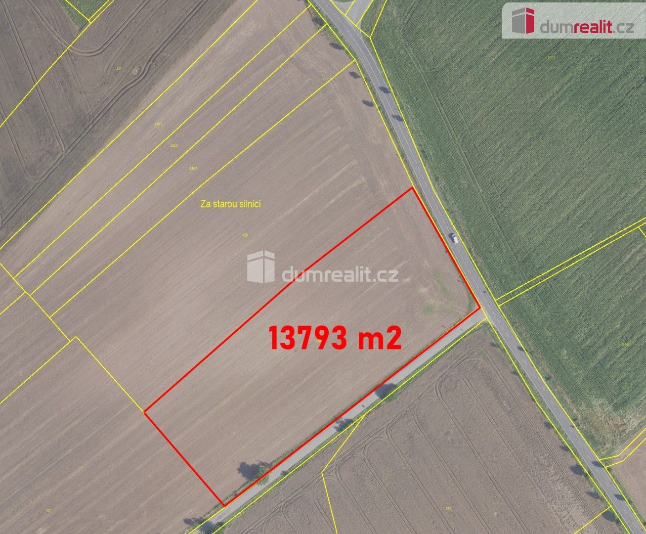 Zemědělské pozemky, Záryby, 13 793 m²