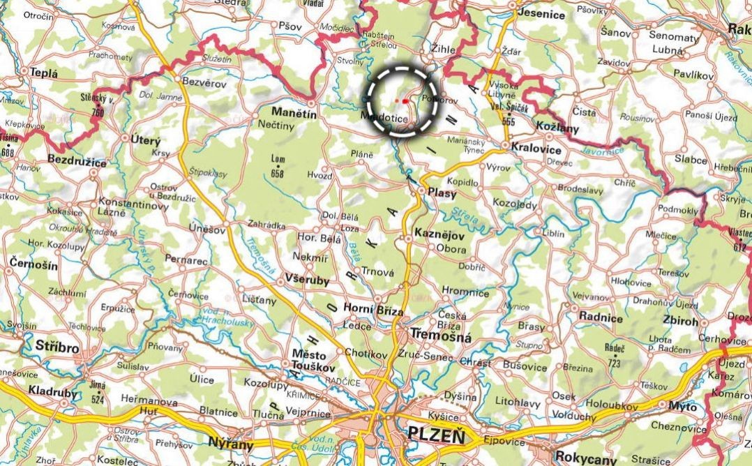 Stavební pozemek, Sedlec – pohled 4