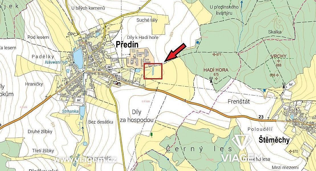 Zemědělský pozemek · Předín, okres Třebíč, Kraj Vysočina - 3