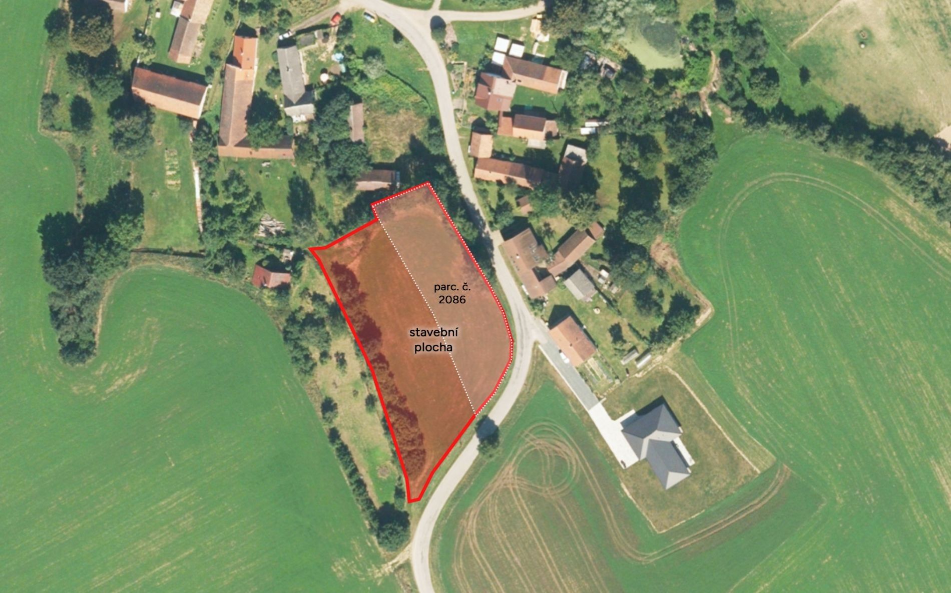 Pozemky pro bydlení, Křešín - 2