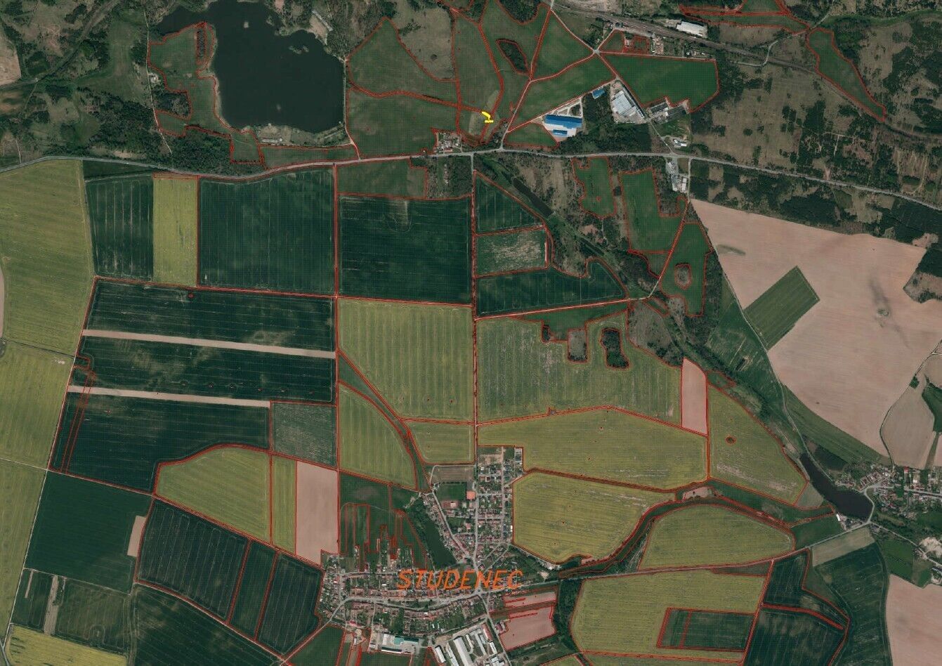 Zemědělské pozemky, Studenec, 89 m² - 2
