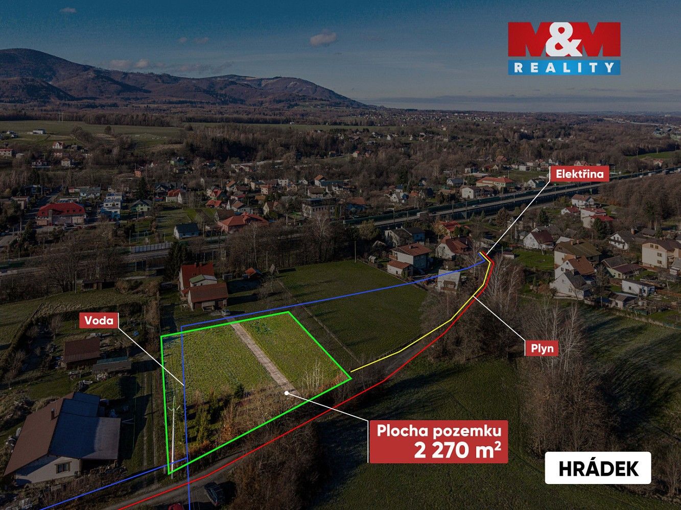 Pozemky pro bydlení, Hrádek, okres Frýdek-Místek, Moravskoslezský kraj - 2