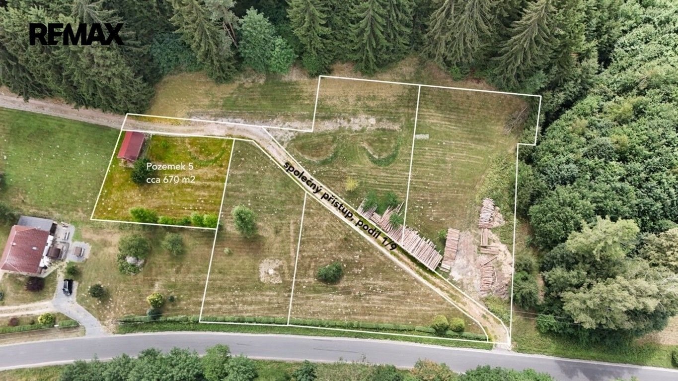 Pozemky pro bydlení, Borušov, 670 m²