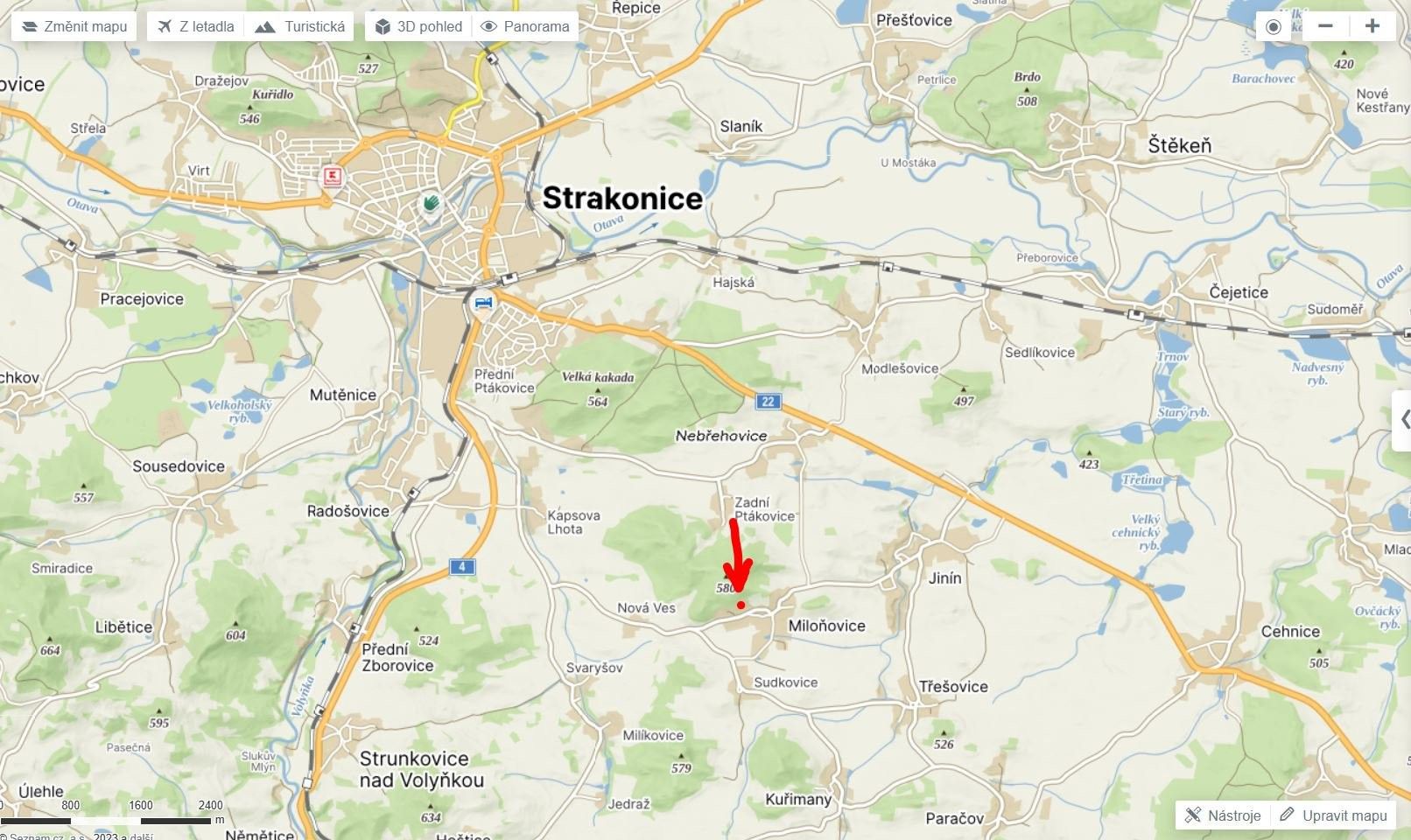 Pozemky pro bydlení, Miloňovice, 3 962 m²