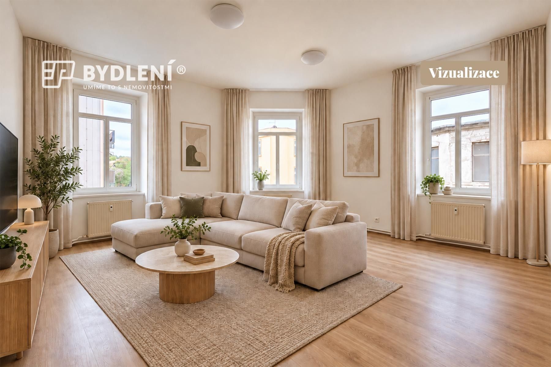 Pronájem byt 3+kk - Havlíčkova, Teplice Trnovany, 59 m² - 2
