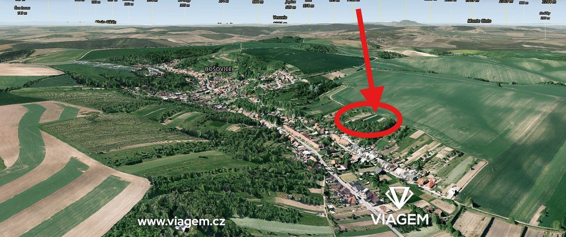 Zahrada, 856 m²