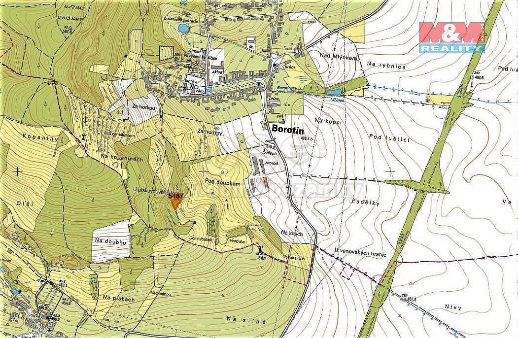 Prodej les - Borotín, okres Blansko, Jihomoravský kraj - 2