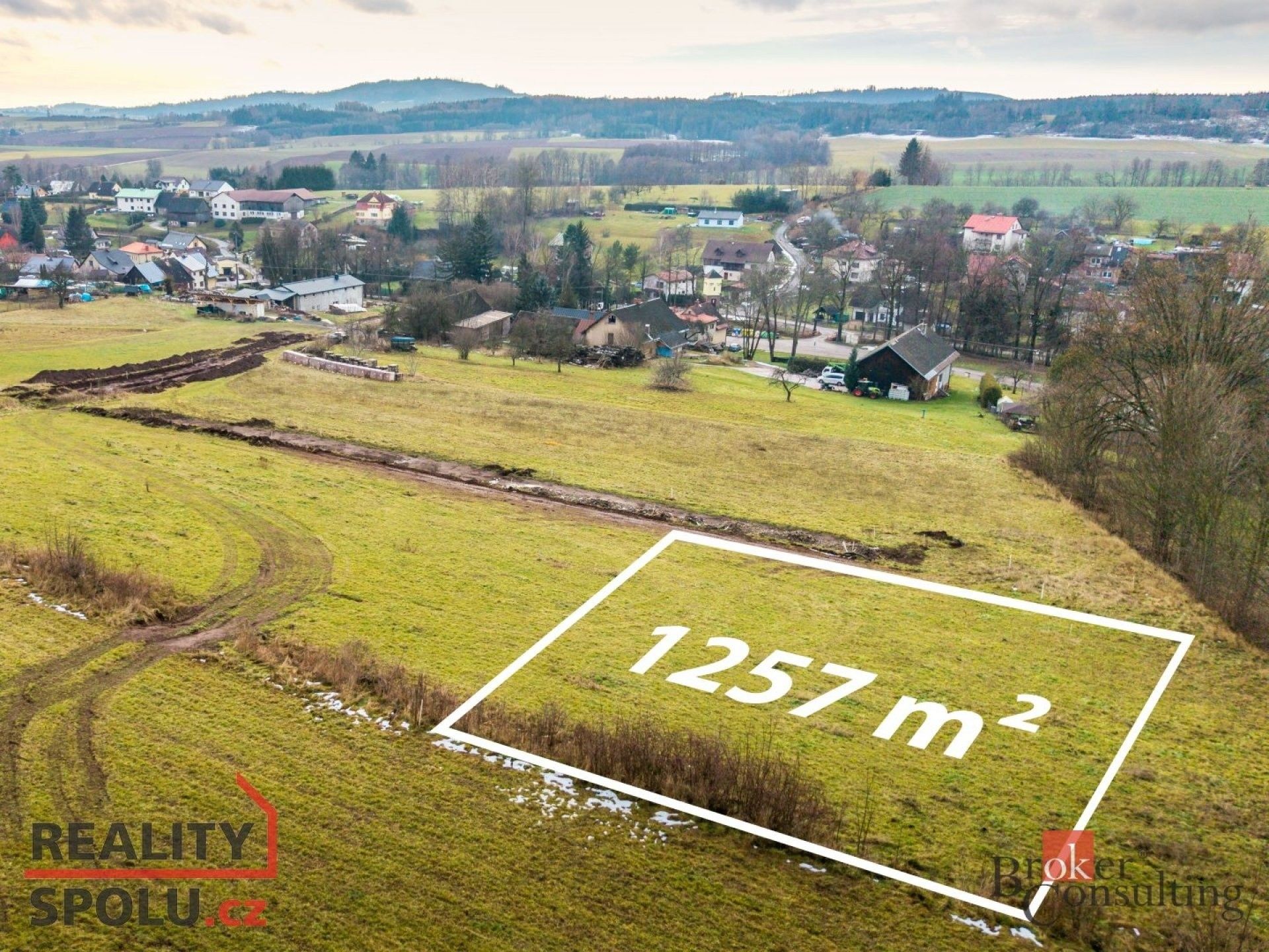 Pozemky pro bydlení, Horní Branná, 1 257 m²