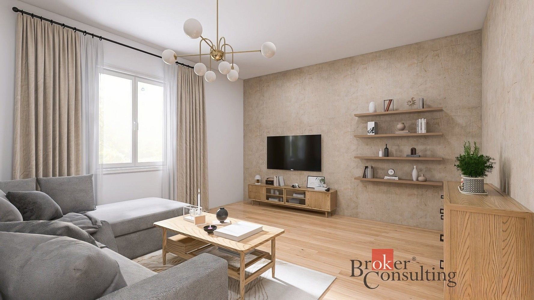 Byt 2+1, 49 m²