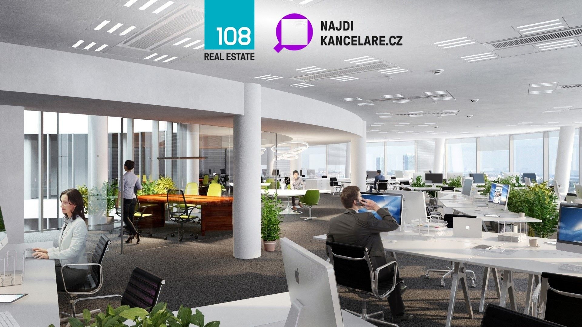 Pronájem kancelář - Plzeňská 3351, Praha Smíchov, 454 m² - 5
