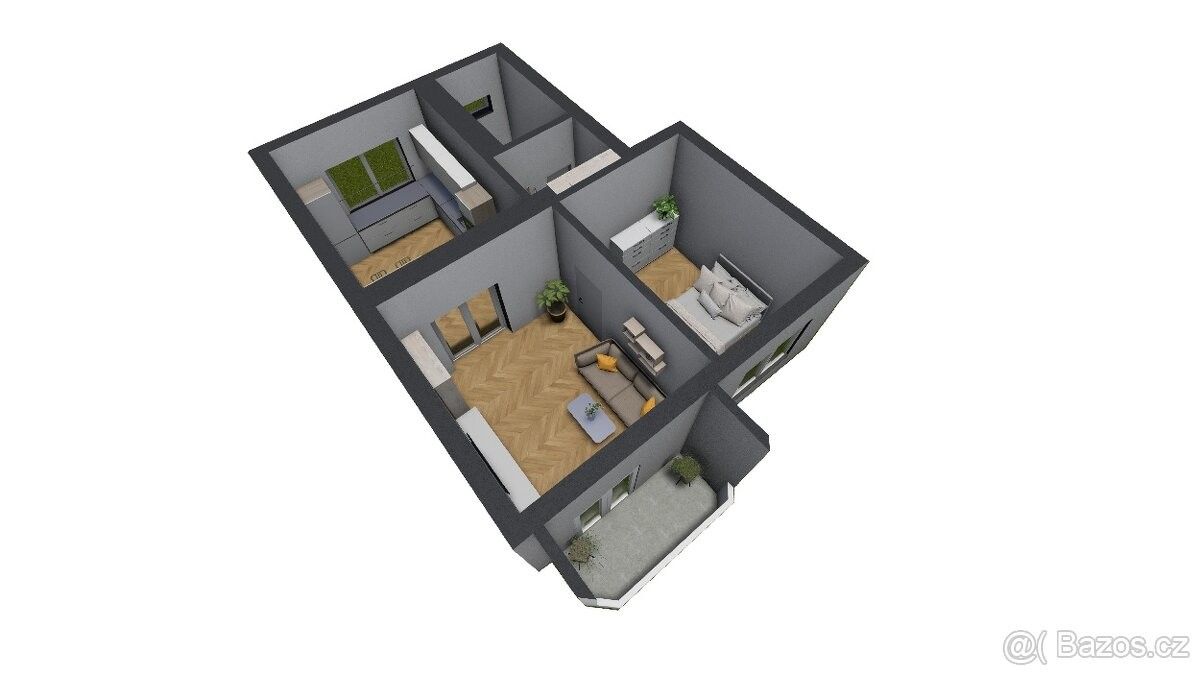 Prodej byt 2+1 - Přerov, 750 02, 50 m²