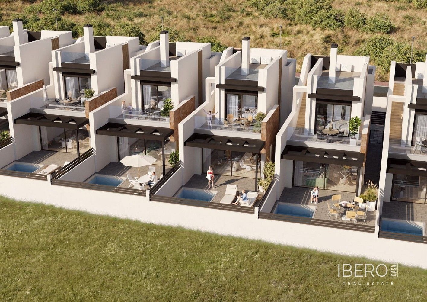Rodinné domy, Aguas Nuevas, Španělsko, 115 m² - 1