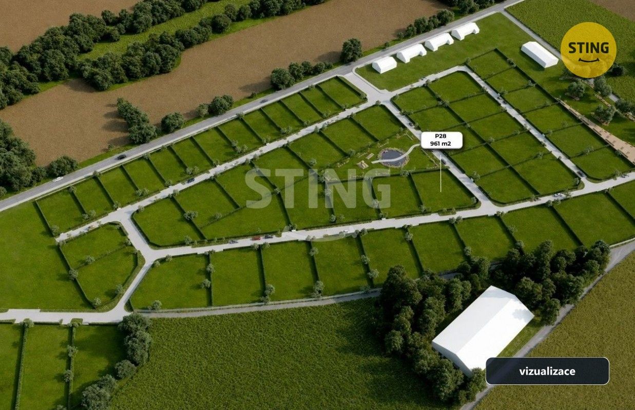 Pozemky pro bydlení, Chlumec nad Cidlinou Kladruby, 961 m² - 1