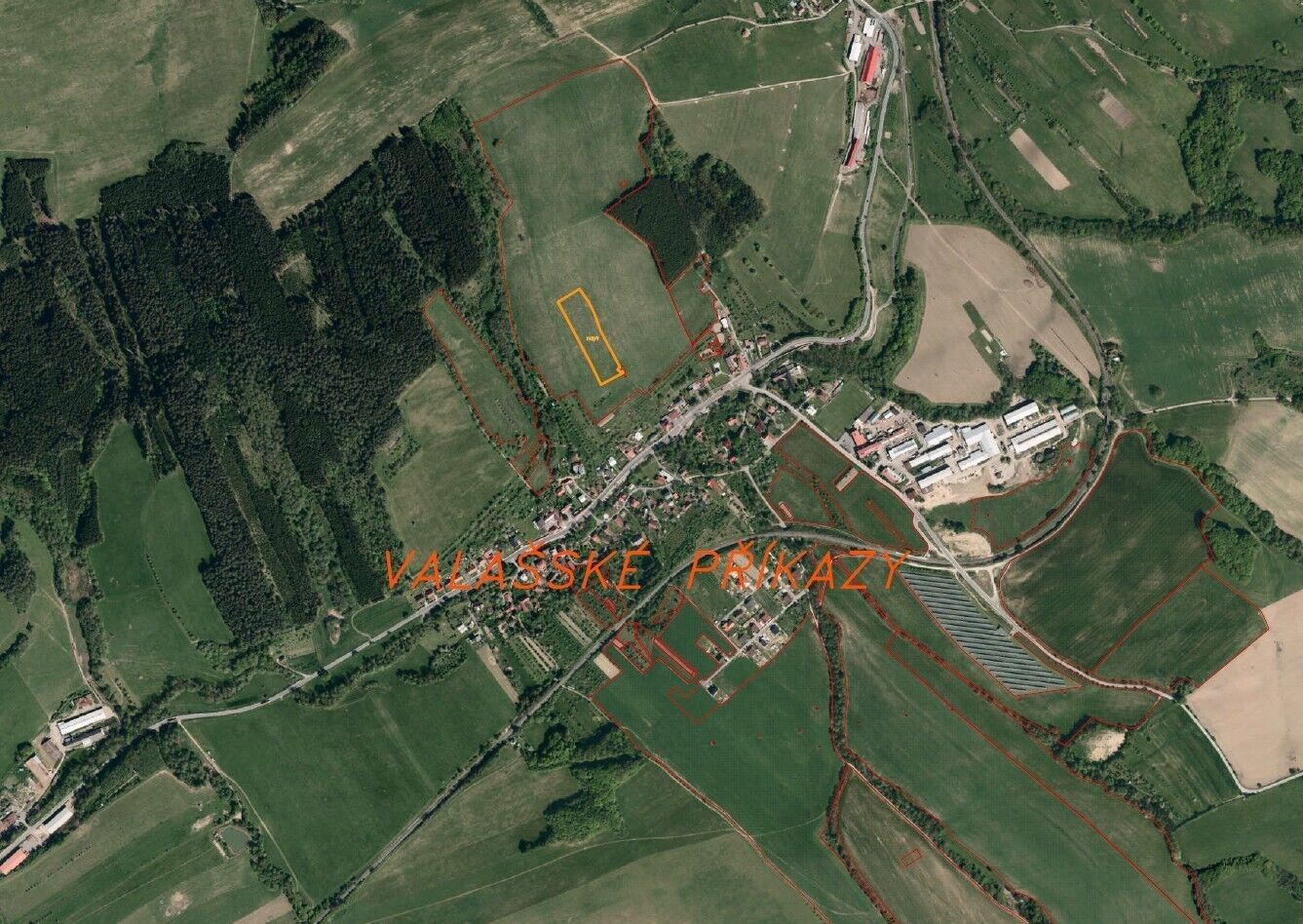 Zemědělské pozemky, Valašské Příkazy, 8 746 m² - 2